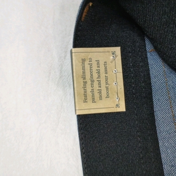 Democracy Ab Solution Jeans Womens 12 Blue Mid Rise Ankle Length NW - Picture 5 of 10